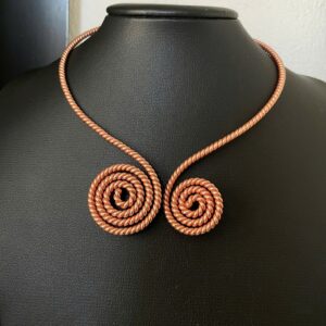 Handcrafted Tensor Copper Necklace