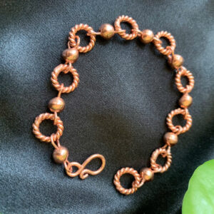 Copper Tensor Bracelet with Sacred Cubit 432Hz