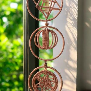 Handmade Brass Tensor Energy Bell with 4 Frequency Combination