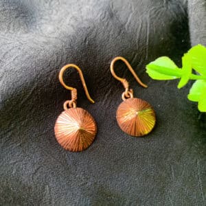 Single Cone Copper Tensor Earrings – 432MHz Frequency
