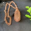 Copper Pendant with Quartz Crystal