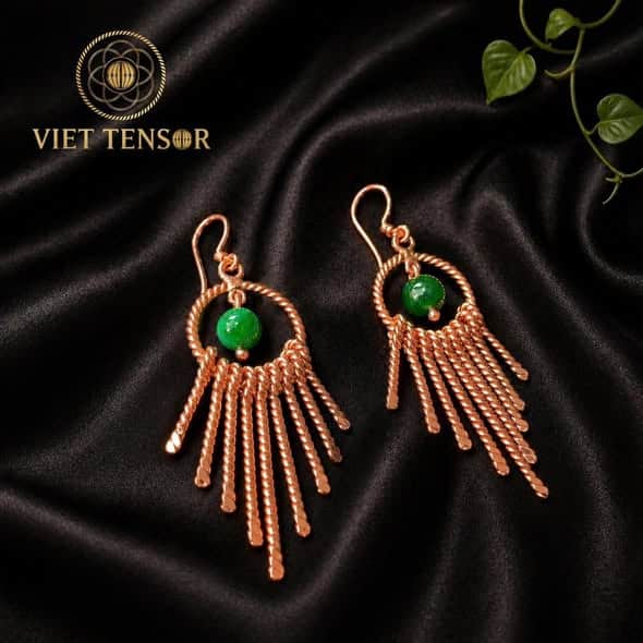 Tensor Copper Earrings 432MHz