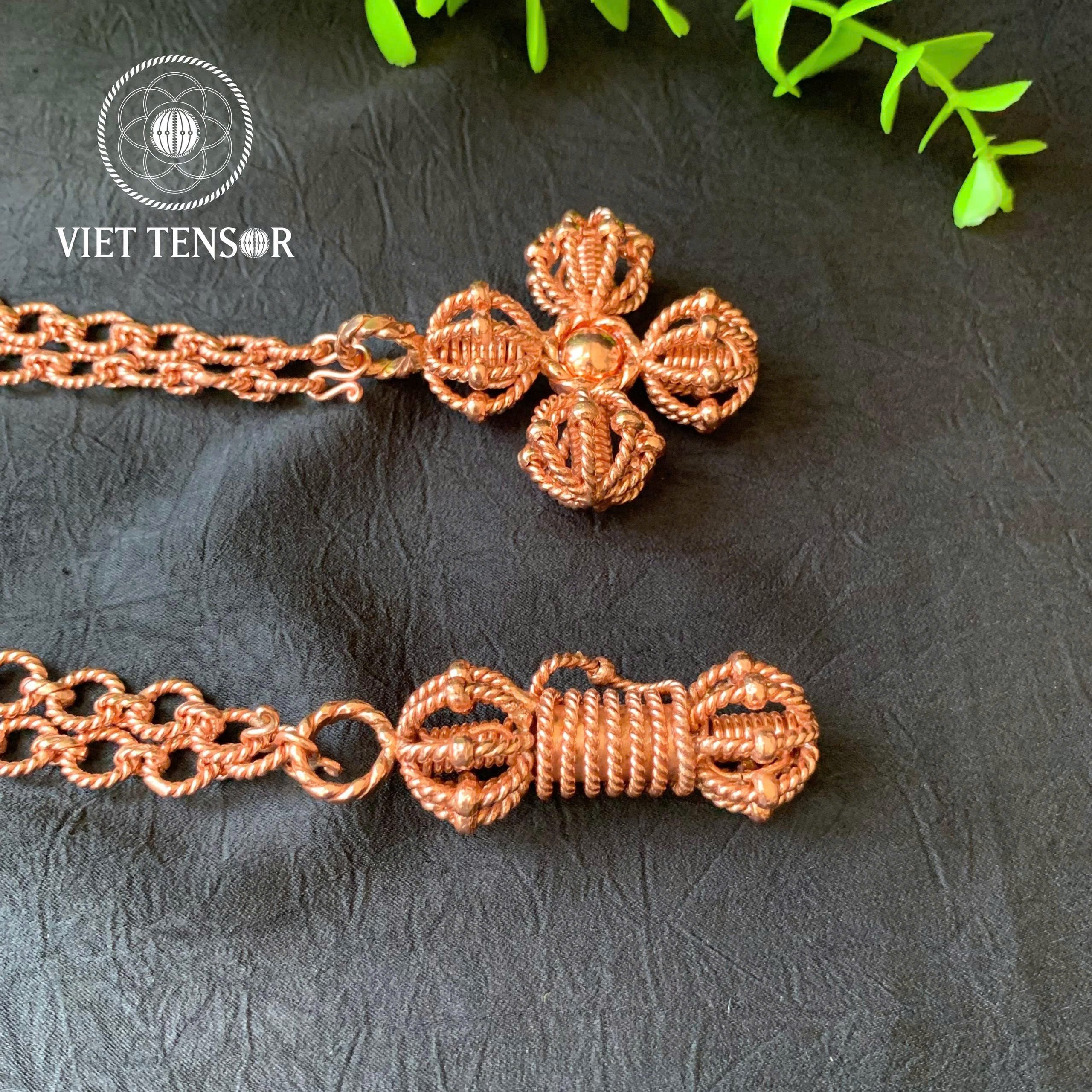 Copper/ Silver Vajra (Dorje) / Harmonizer Pendant