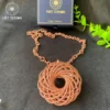 Copper Torus Tensor Pendant – 528Hz Miracle Tone, DNA Repair, Heart Chakra Necklace