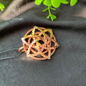 Copper Tensor Ring Pendant – 4 Frequency Energy Harmonic